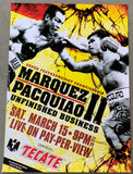 PACQUIAO, MANNY-JUAN MANUEL MARQUEZ II PAY PER VIEW POSTER (