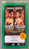 PACQUIAO, MANNY-HECTOR VELASQUEZ & ERIK MORALES-ZAHIR RAHEEM COMMISSION CREDENTIAL (2005)