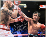 PACQUIAO, MANNY SIGNED LARGE FORMAT ACTION PHOTO