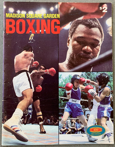 PAGE, GREG-DAVE JOHNSON ON SITE OFFICIAL PROGRAM & ALI-HOLMES