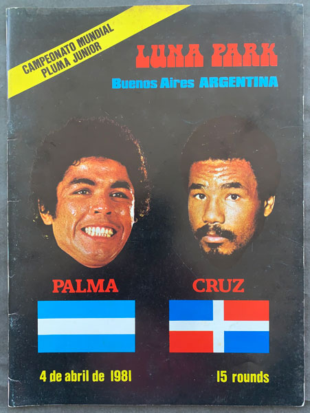 PALMA, SERGIO-LEONARDO CRUZ OFFICIAL PROGRAM (1981)
