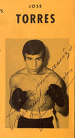 PALOMINO, CARLOS-EVERALDO AZEVEDO & MICHAEL SPINKS-RAY ELSON & JOHN TATE-EDDIE LOPEZ & DANNY "LITTLE RED" LOPEZ-JOSE TORRES  SIGNED OFFICIAL PROGRAM (1977)