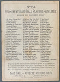 PAPKE, BILLY T-9 TURKEY RED CIGARETTE CARD (#64-1911)