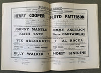 PATTERSON, FLOYD-HENRY COOPER OFFICIAL PROGRAM (1966)