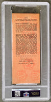 PATTERSON, FLOYD-INGEMAR JOHANSSON III FULL TICKET (1961-PSA/DNA)