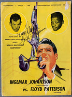 PATTERSON, FLOYD-INGEMAR JOHANSSON II SIGNED OFFICIAL PROGRAM (1960-SIGNED BY BOTH)