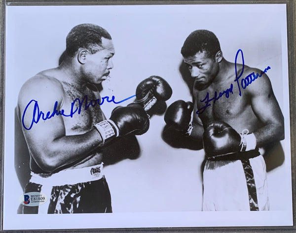PATTERSON, FLOYD & ARCHIE MOORE SIGNED PHOTO (BECKETT AUTHENTICATED)