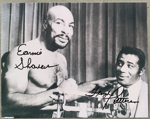 PATTERSON, FLOYD & EARNIE SHAVERS SIGNED PHOTO