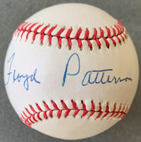 PATTERSON, FLOYD SIGNED BASEBALL (JSA)