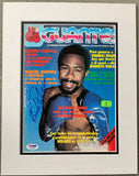 PEDROZA, EUSEBIO SIGNED GUANTES MAGAZINE COVER (PSA/DNA)