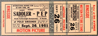 PEP, WILLIE-SANDY SADDLER FULL TICKET (1951)