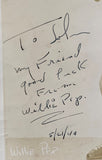 PEP, WILLIE VINTAGE SIGNED PHOTO (1949-AS WORLD FEATHERWEIGHT CHAMPION)