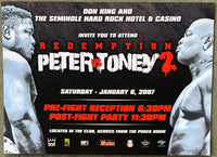 PETER, SAMUEL-JAMES TONEY II POST FIGHT INVITATION (2007)