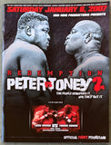 PETER-SAMUEL-JAMES TONEY II OFFICIAL PROGRAM (2007)