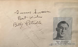 SCHAAF, ERNIE SIGNED ALBUM PAGE (1932) & BILLY PETROLLE SIGNED ALBUM PAGE