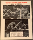 PRYOR, AARON-ALEXIS ARGUELLO II OFFICIAL PROGRAM (1983)