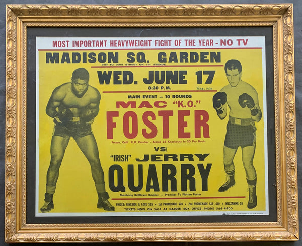 QUARRY, JERRY-MAC FOSTER ON SITE POSTER (1970)