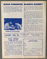 RAMOS, MANDO-CHANGO CARMONA OFFICIAL PROGRAM (1972)