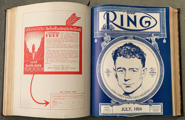 RING MAGAZINE BOUND VOLUME 1924-1925 (3RD DECADE OF THE RING) – JO ...
