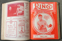 RING MAGAZINE BOUND VOLUME 1924-1925 (3RD DECADE OF THE RING)