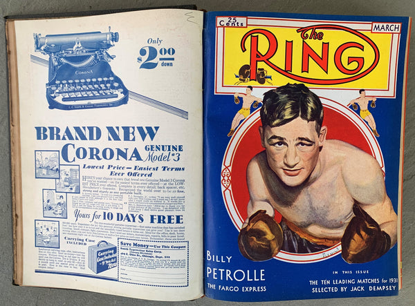 RING MAGAZINE BOUND VOLUME (1931)