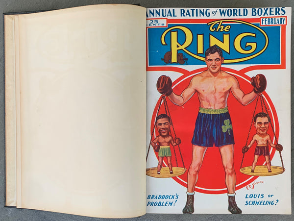 RING MAGAZINE BOUND VOLUME (1937)