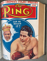RING MAGAZINE BOUND VOLUME (1938)