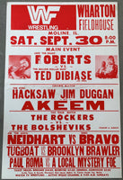ROBERTS, JAKE "THE SNAKE"-TED DIBIASE ON SITE POSTER (1989)