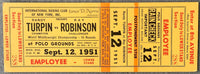 ROBINSON, SUGAR RAY-RANDY TURPIN II ON SITE FULL TICKET (1951)