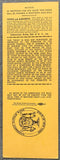 ROBINSON, SUGAR RAY-RANDY TURPIN II ON SITE FULL TICKET (1951)