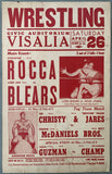 ROCCA, ANTONINO "ARGENTINE"-LORD JAN BLEARS ON SITE POSTER (1952)