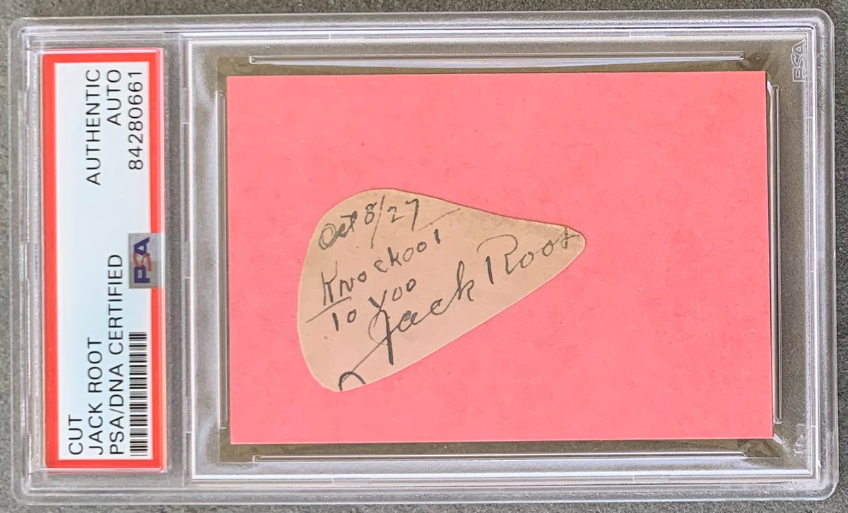 ROOT, JACK INK CUT SIGNATURE (PSA/DNA) – JO Sports Inc.