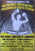 ROSSMAN, MIKE-RAMON RANQUELLO ON SITE POSTER (1979)