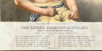 SAYERS, TOM ORIGINAL LITHOGRAPH PRINT (1859)