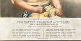 SAYERS, TOM ORIGINAL LITHOGRAPH PRINT (1859)