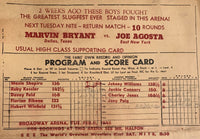 SHAPIRO, MAXIE-JOHNNY WILLIAMS OFFICIAL PROGRAM (1945)