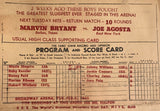 SHAPIRO, MAXIE-JOHNNY WILLIAMS OFFICIAL PROGRAM (1945)