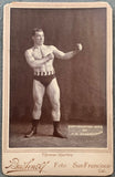 SHARKEY, TOM CABINET CARD (MID 1896)