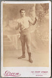 SHARKEY, TOM CABINET CARD (MID 1890's)