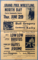 SKY LOW LOW & LITTLE BRUTUS-SONNY BOY HAYES & FARMER JEROME ON SITE POSTER (1972)