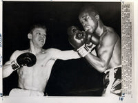 SMITH, WALLACE "BUD"-LARRY BOARDMAN WIRE PHOTO (1956-5TH ROUND)