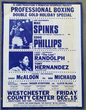 SPINKS, MICHAEL-EDDIE PHILLIPS ON SITE POSTER/BROADSIDE (1978)