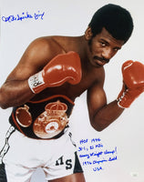 SPINKS, MICHAEL SIGNED LARGE FORMAT PHOTO (JSA AUTHENTICATED)