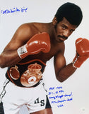 SPINKS, MICHAEL SIGNED LARGE FORMAT PHOTO (JSA AUTHENTICATED)