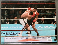 SPINKS, MICHAEL SIGNED PHOTO (JSA-TYSON FIGHT)