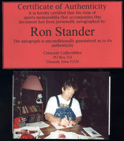 STANDER, RON SIGNED PHOTO