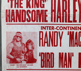 STEAMBOAT, RICKY-HARLEY RACE & RANDY SAVAGE-KOKO B. WARE ON SITE POSTER (1986)