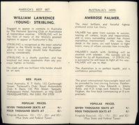 STRIBLING, YOUNG-AMBROSE PALMER SOUVENIR PROGRAM (1932)