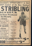 SCHMELING, MAX-YOUNG STRIBLING ON SITE POSTER (1931)