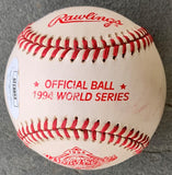 SUGAR, BERT SIGNED OFFICIAL MLB WORLD SERIES BASEBALL (JSA AUTHENTICATED)